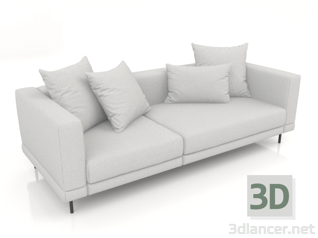 3D Modell Sofa Carol-2 asymmetrisch (Aura 01) - Vorschau