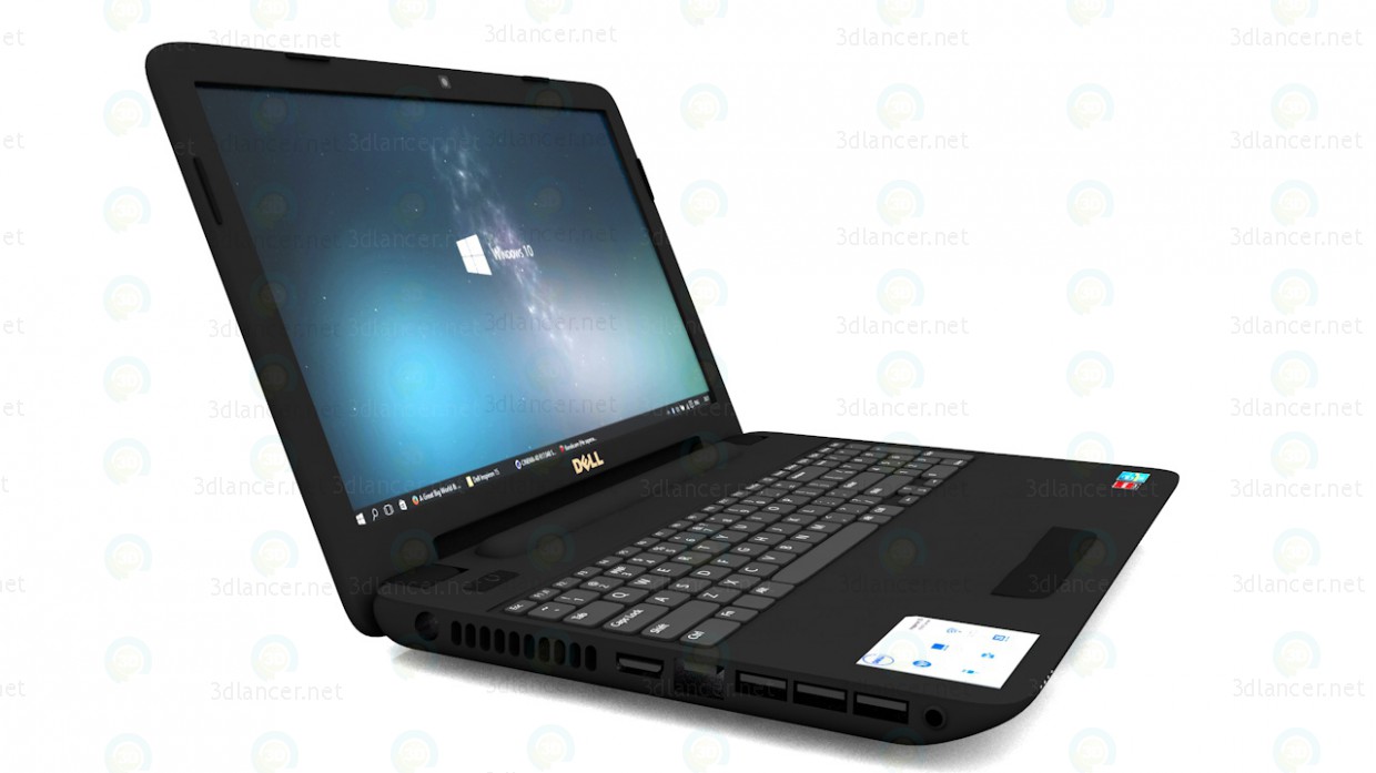 modèle 3D de Ordinateur portable Dell inspiron 15 (3521) acheter - rendu