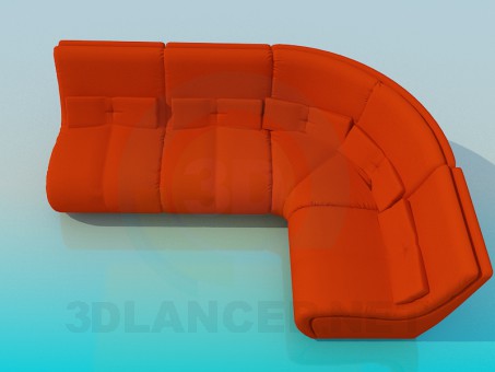 3d model Sofa - preview