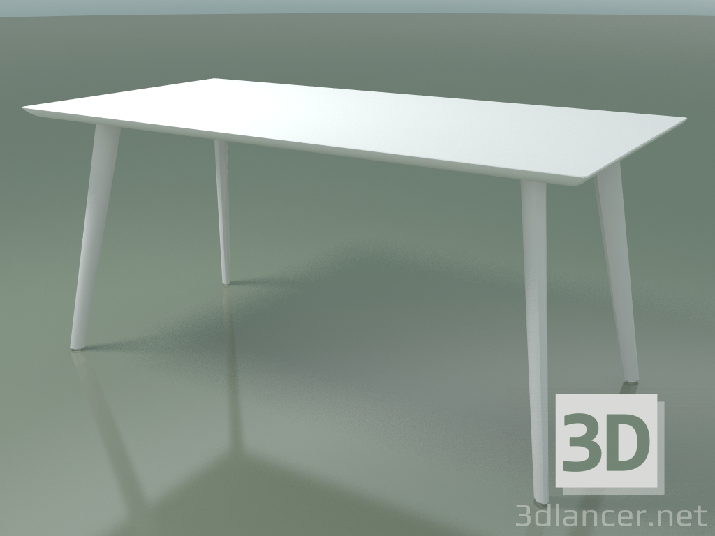 3d model Mesa rectangular 3504 (H 74 - 160x80 cm, M02, L07, opción 2) - vista previa