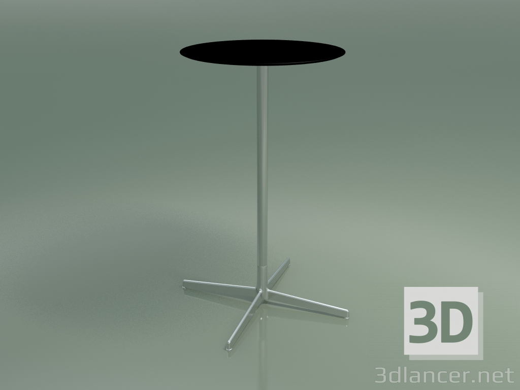 3d model Mesa redonda 5561 (H 103.5 - Ø 59 cm, negro, LU1) - vista previa