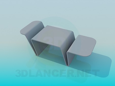 Modelo 3d Mesa de centro - preview