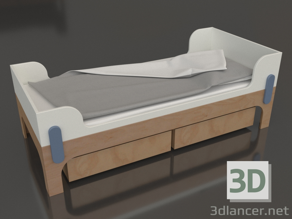 modello 3D Letto TUNE Y (BBTYA1) - anteprima