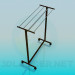 3d model Clothes hanger on casters - preview