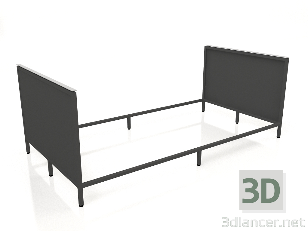 3d model Isla V1 en 120 cuadro 2 (negro) - vista previa