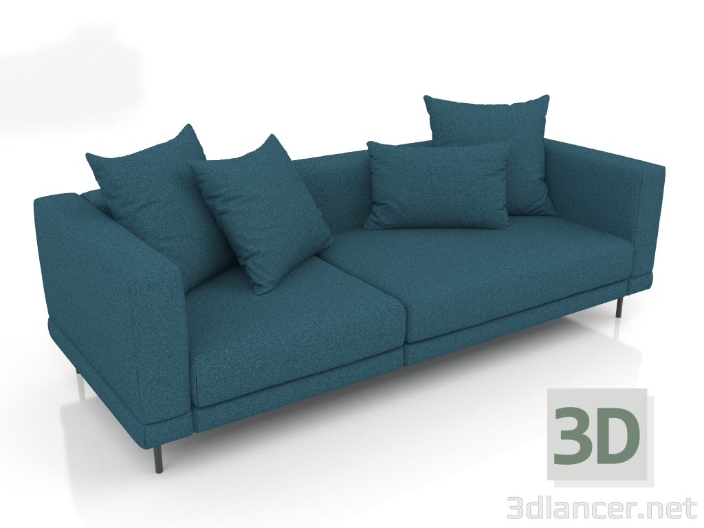 3D Modell Sofa Carol-2 asymmetrisch (Aura 18) - Vorschau