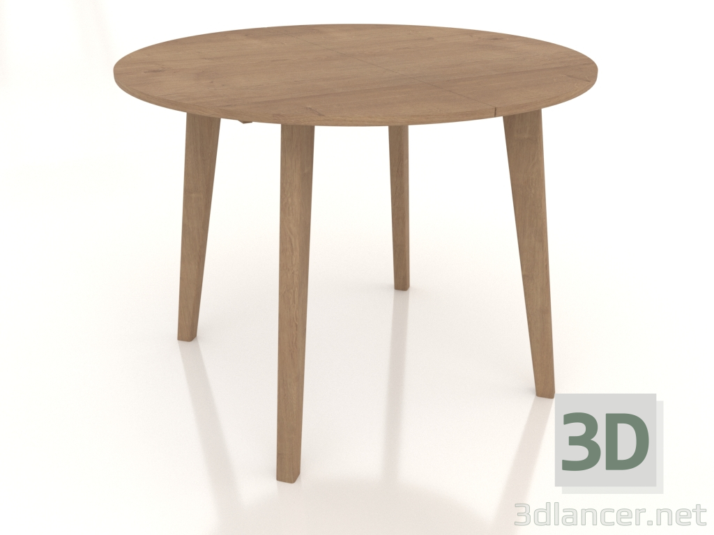 Modelo 3d Mesa de jantar Skanda (1000, carvalho) - preview