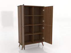 Mobile 5 1000x450x1650 mm (aperto, noce chiaro)