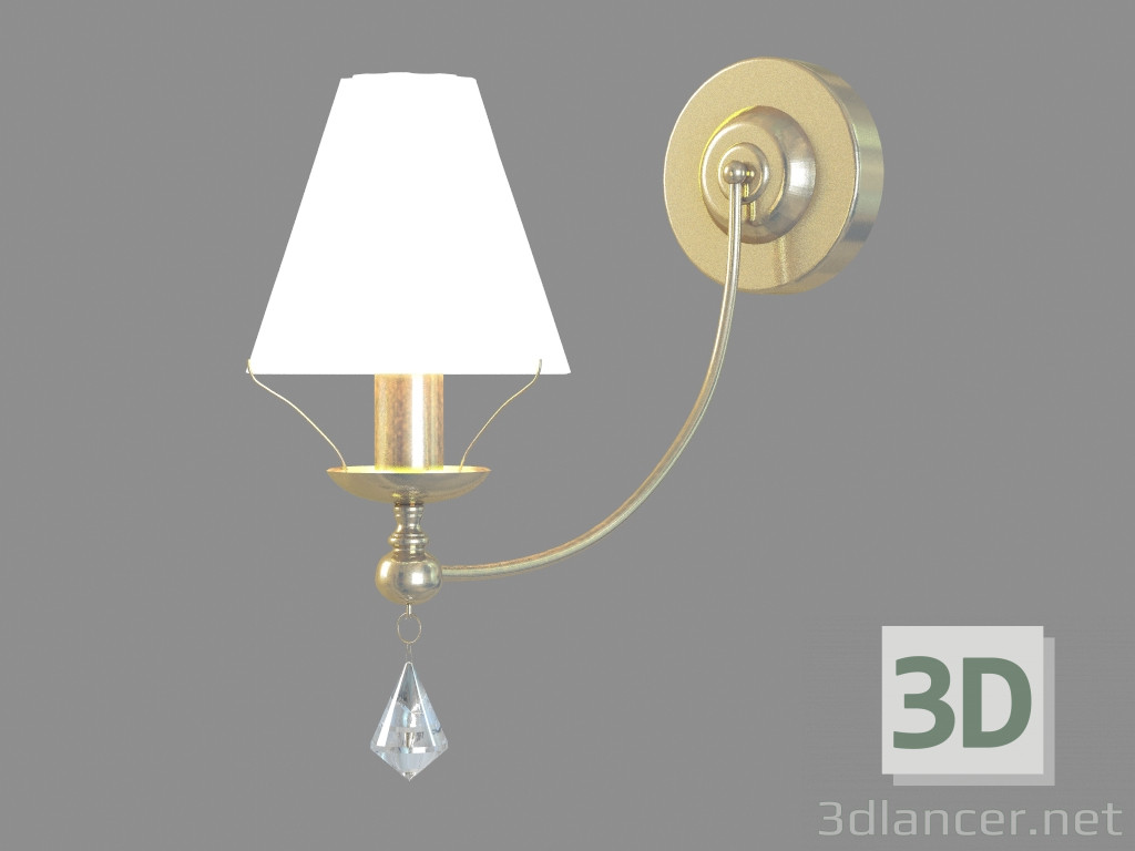 3 डी मॉडल Sconce A1626AP-1GO - पूर्वावलोकन