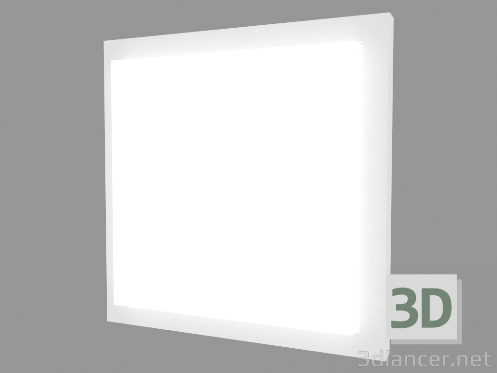 3d model Lámpara de pared CUADRADO ZEN 300mm (S6990W) - vista previa