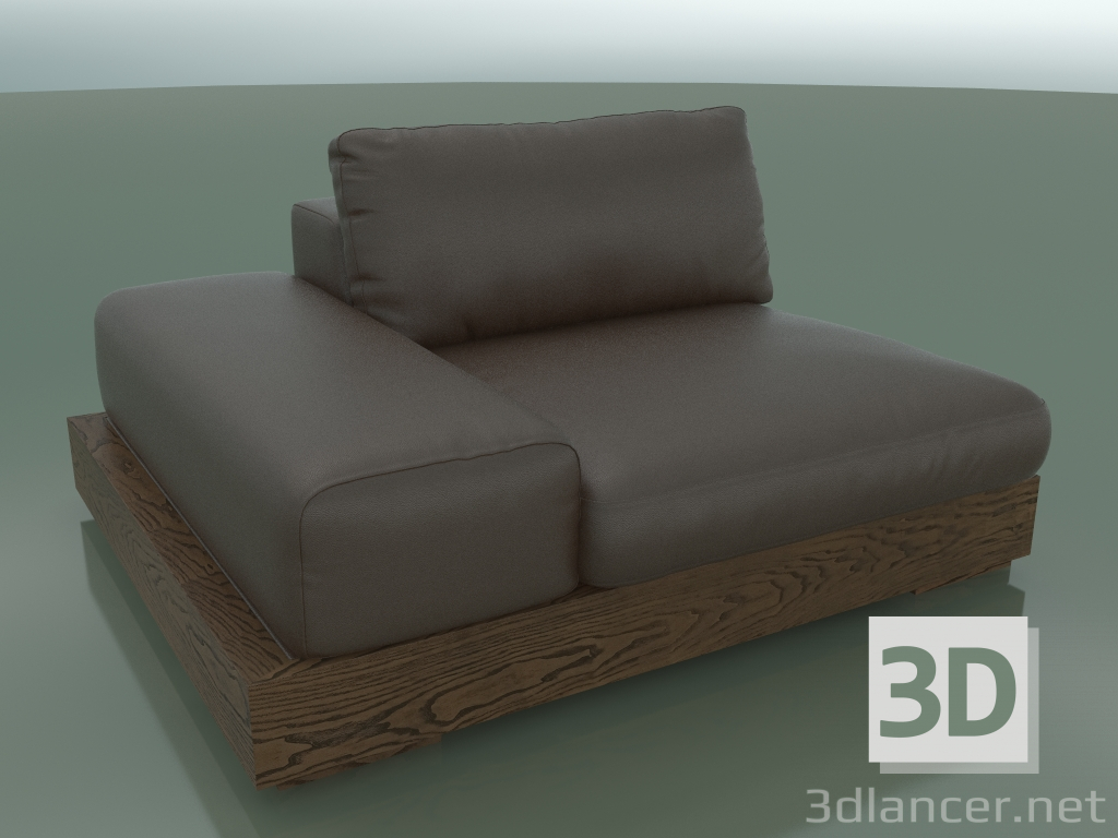 modello 3D Modulo braccioli Appiani (1500 x 1250 x 620, 150AP-125-AL) - anteprima