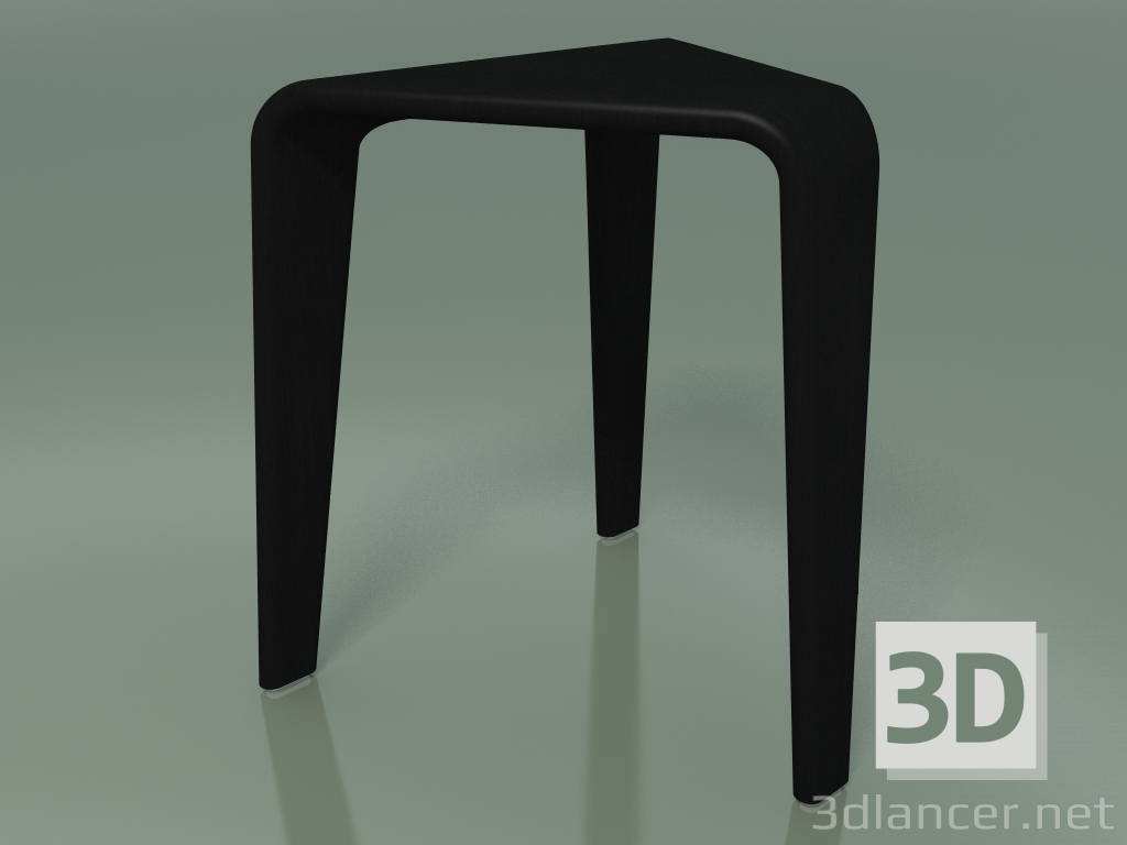 modello 3D Tavolo 3800 (H 44 cm, Nero) - anteprima