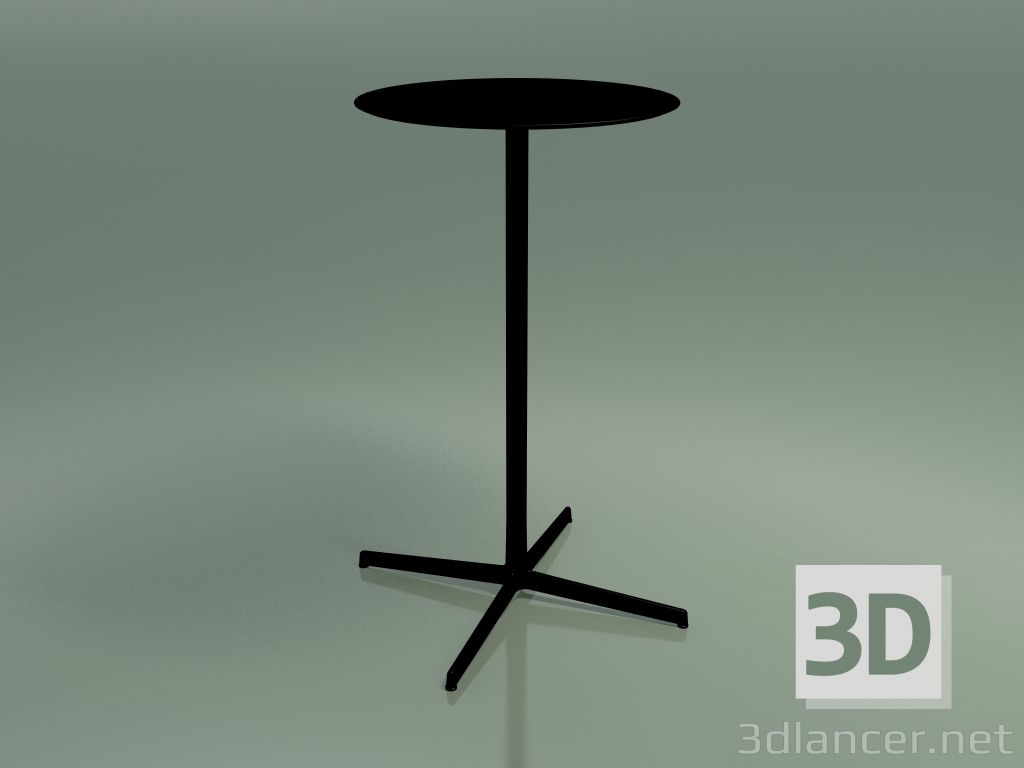 Modelo 3d Mesa redonda 5561 (H 103.5 - Ø 59 cm, Preto, V39) - preview