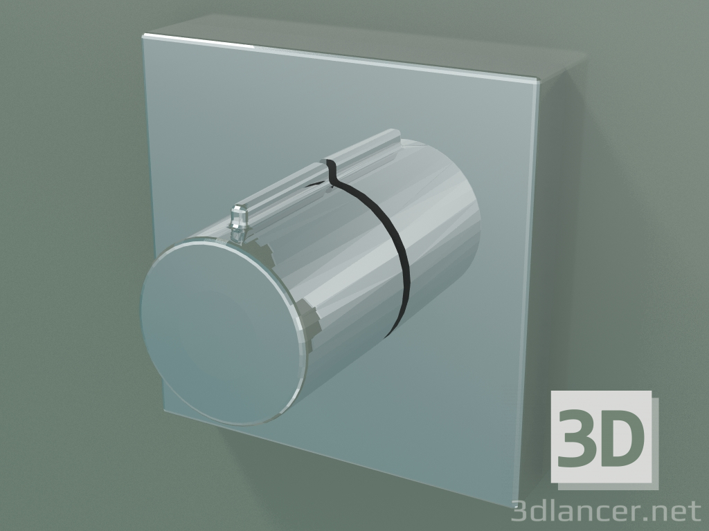 modello 3D Controllo per il controllo del flusso in combinazione con il termostato xTool (36316 980-00) - anteprima