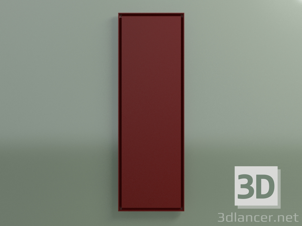 3d model Frontal del radiador (1800x600, Claret - RAL 3003) - vista previa