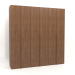 3D Modell Kleiderschrank MW 02 Holz (2700x600x2800, Holzbraun hell) - Vorschau