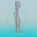 3d model Decorative element from plaster - preview