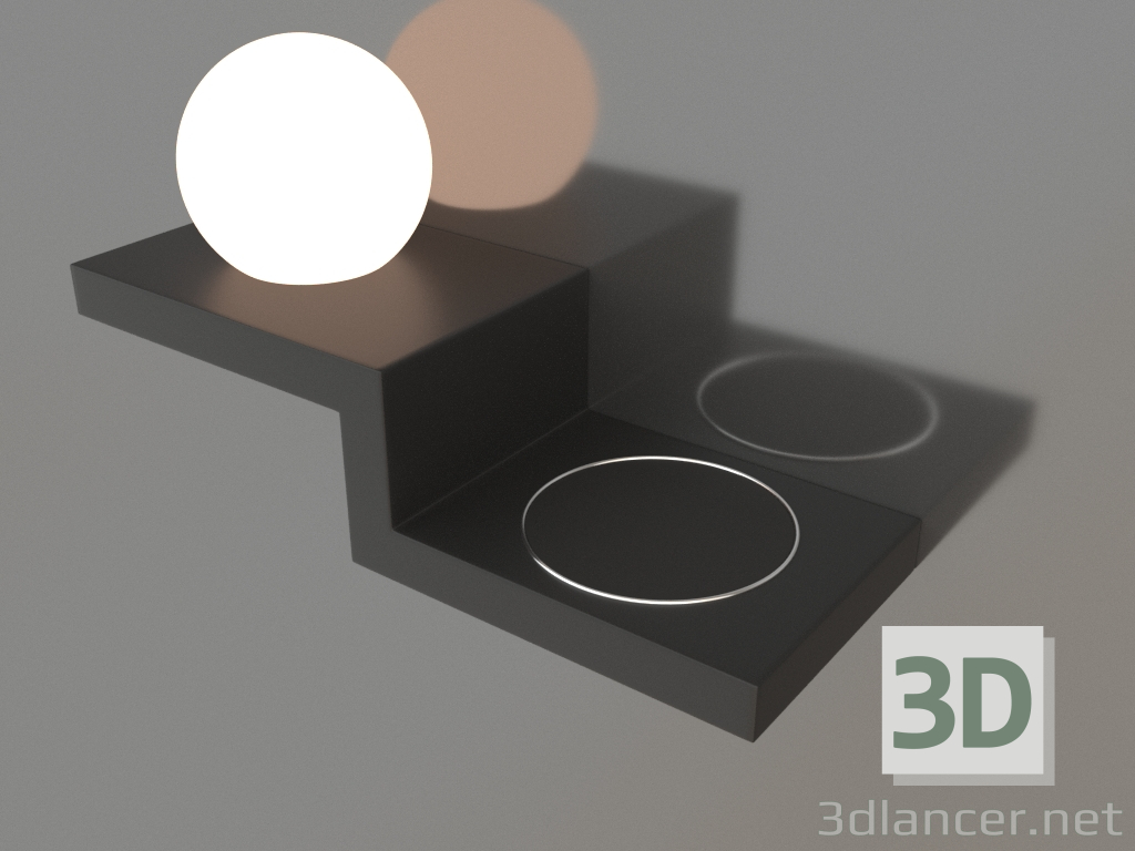 3d model Lámpara de pared (6753) - vista previa