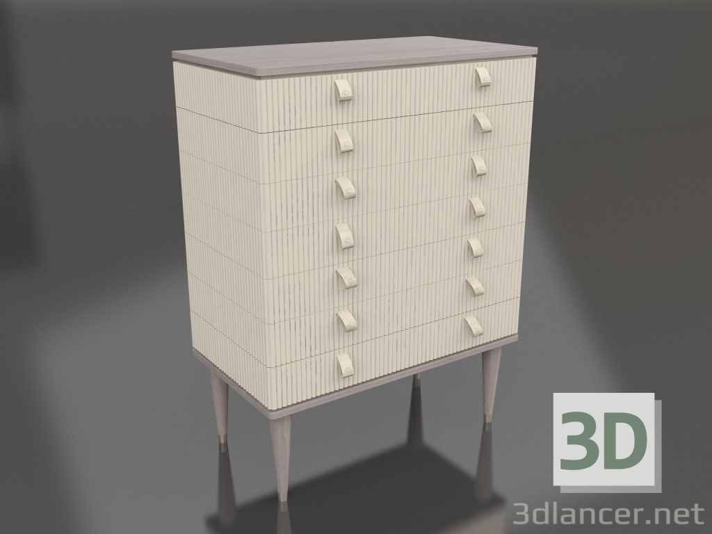 3d model Cajonera alta (C313) - vista previa