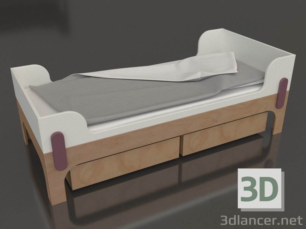 3d model Cama TUNE Y (BXTYA1) - vista previa