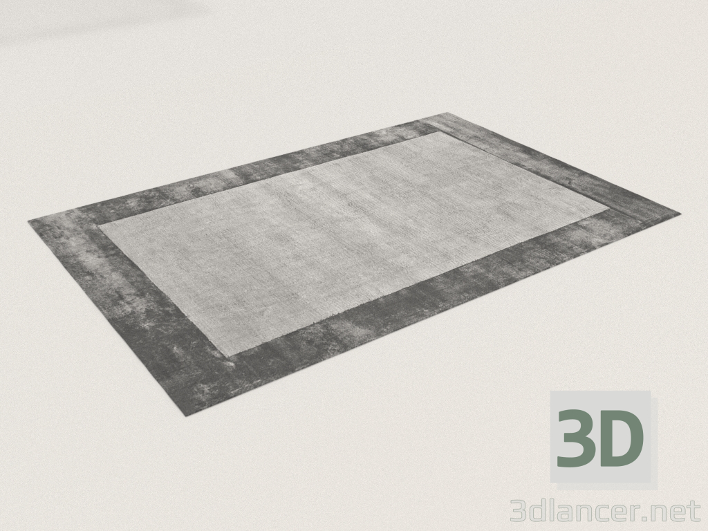 3d model Alfombra ARACELIS GRIS ACERO (200x300) - vista previa