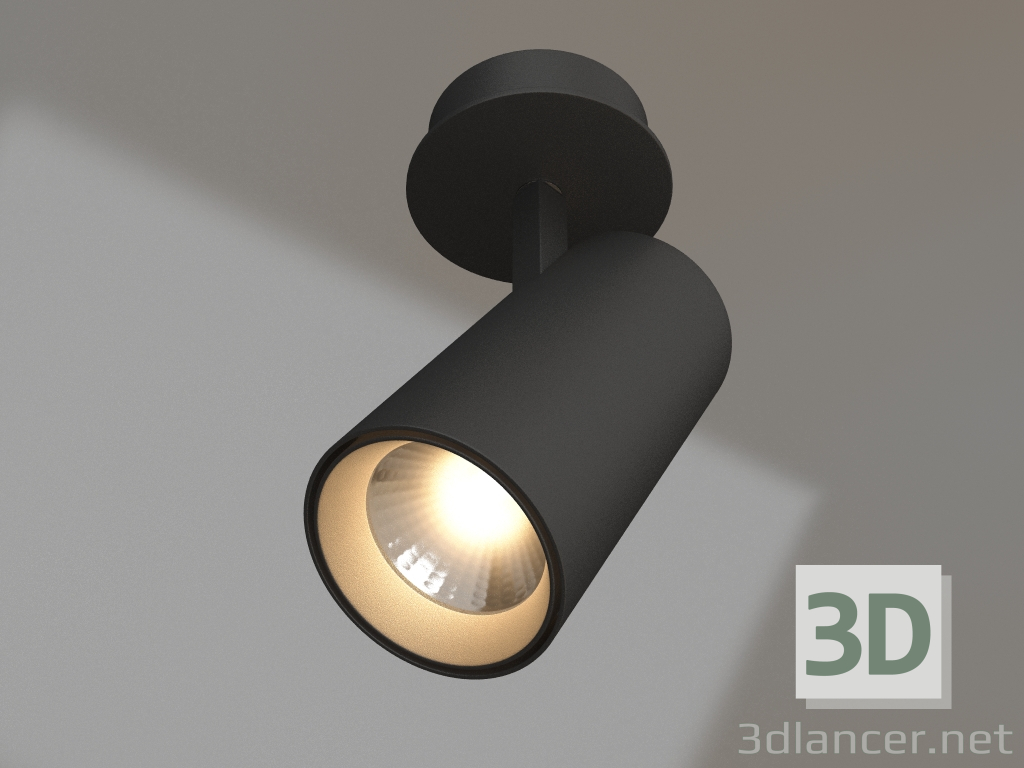 Modelo 3d Lâmpada LGD-LUMOS-R55-9W Warm3000 (BK, 25 graus, 230V) - preview