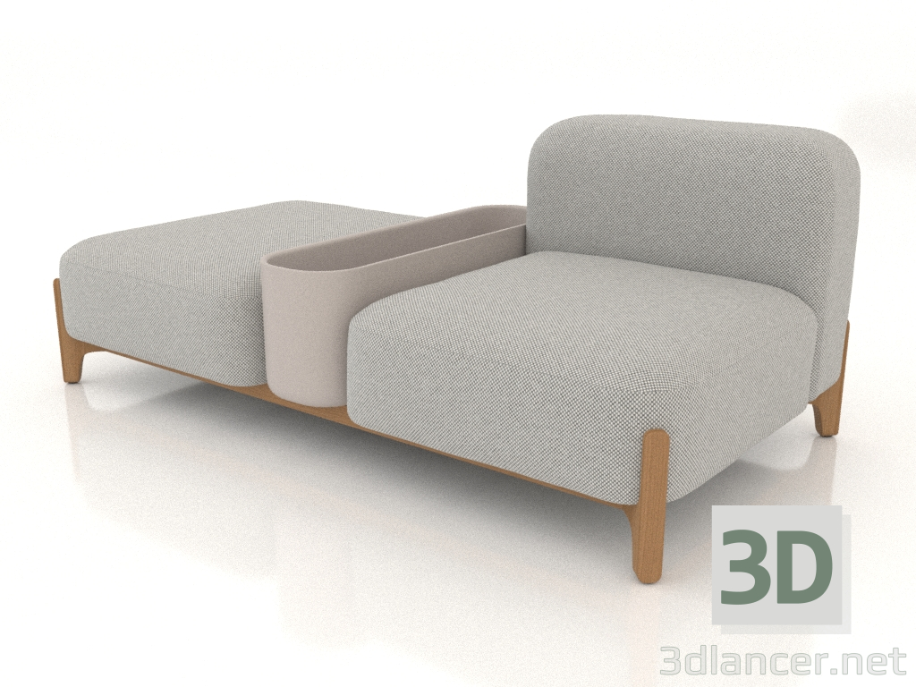 modello 3D Divano componibile (composizione 03) - anteprima