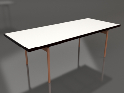 Table à manger (Noir, DEKTON Zenith)