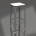 3D Modell Hoher Hocker (Anthrazit) - Vorschau