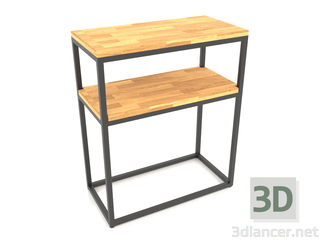 modello 3D Mobile rettangolare (PAVIMENTO LEGNO, 60x30x70) - anteprima