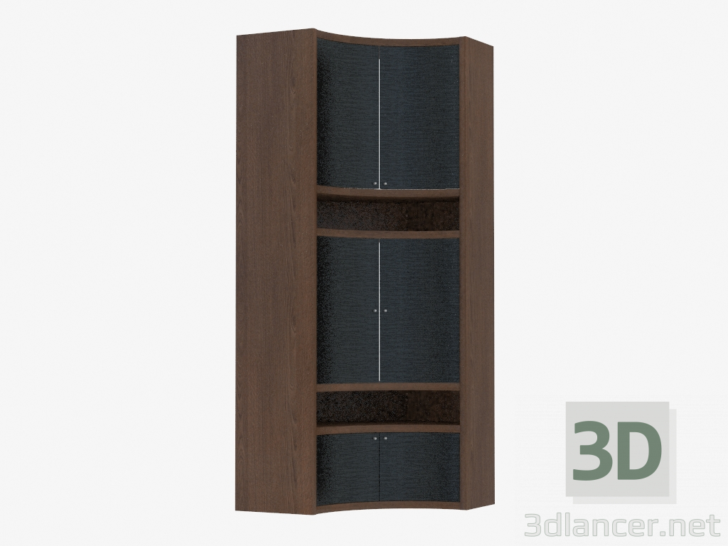 3d model Corner element of the furniture wall - preview