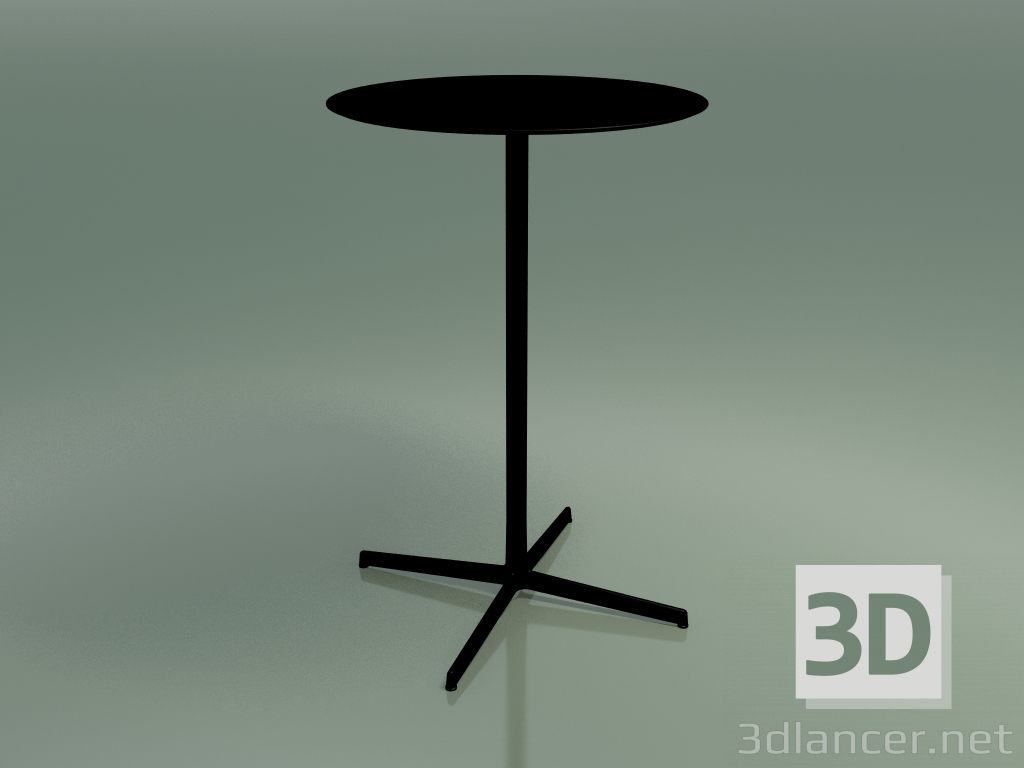 3d model Round table 5562 (H 103.5 - Ø 69 cm, Black, V39) - preview