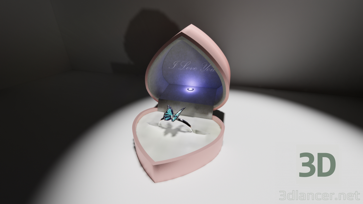 modèle 3D de bague acheter - rendu