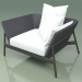 3D Modell Sofa 001 (Metal Smoke, Batyline Grey) - Vorschau