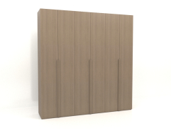 Armario MW 02 madera (2700x600x2800, gris madera)