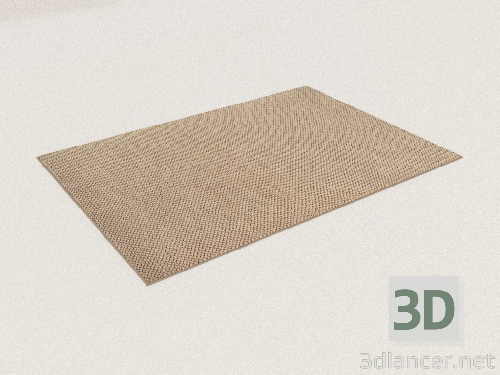 3d model Alfombra BELLEN BEIGE - vista previa