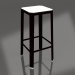 3d model High stool (Black) - preview