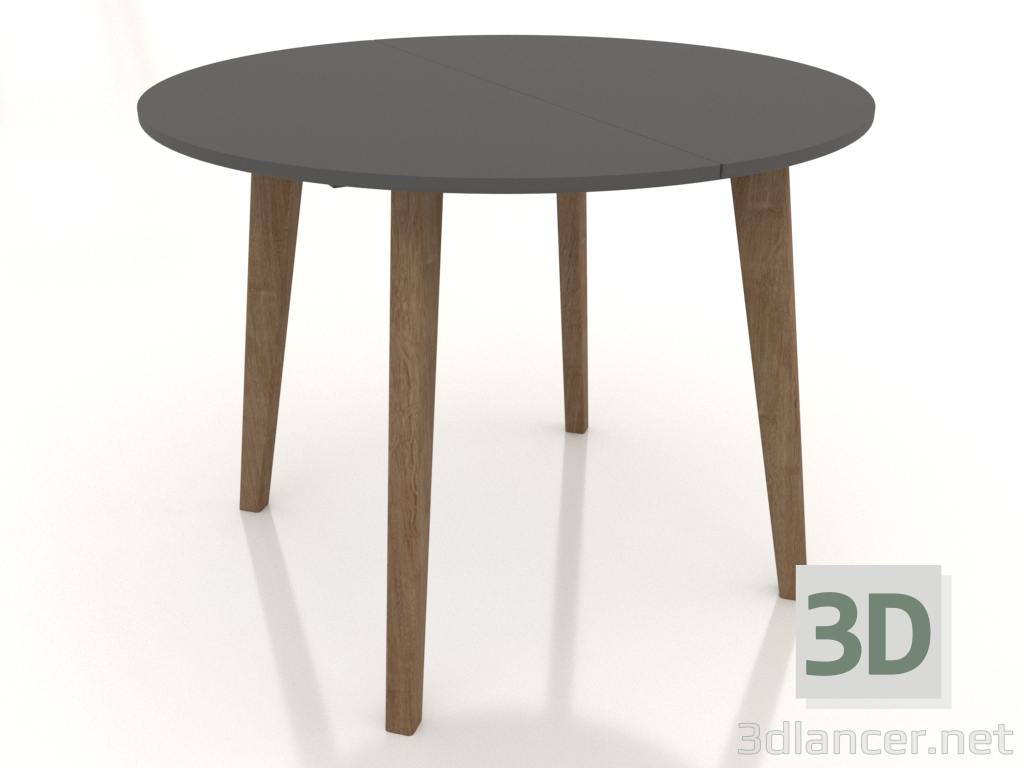 Modelo 3d Mesa de jantar Skanda (1000, concreto cinza) - preview