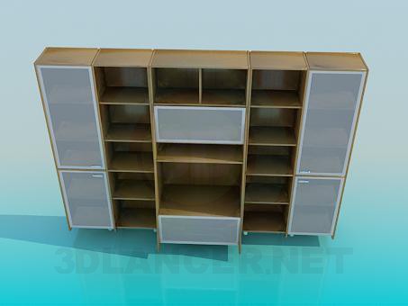 3d model Gabinete de Brown - vista previa