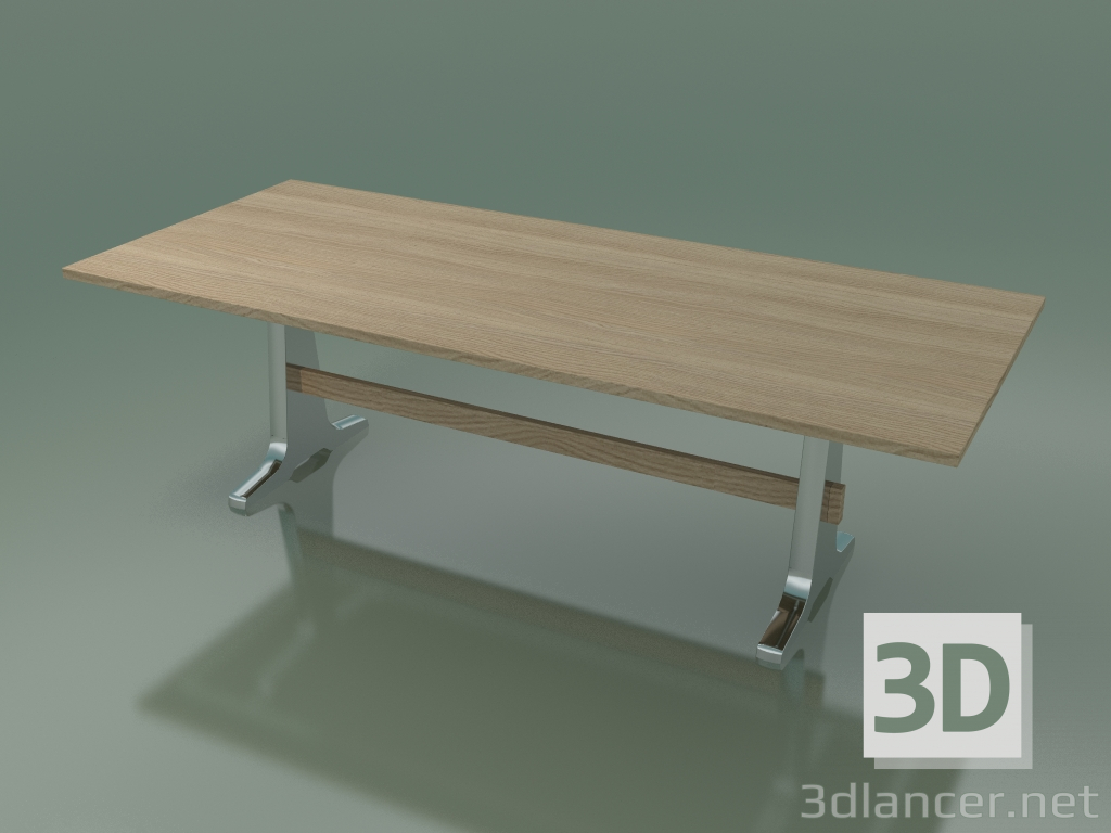 3D Modell Esstisch (133, Rovere Sbiancato) - Vorschau