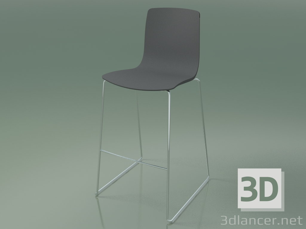 modello 3D Sgabello da bar 3961 (polipropilene) - anteprima