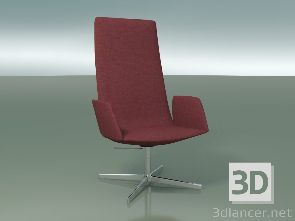 3d model Chair for rest 4907BR (4 legs, with soft armrests) - preview