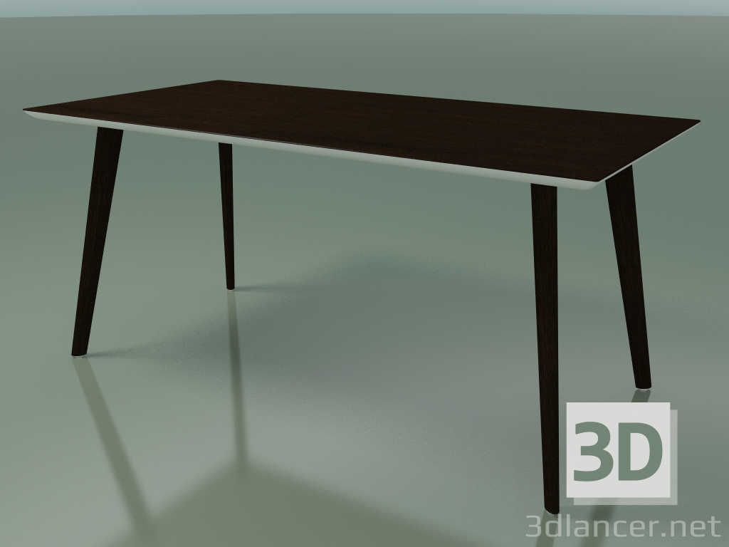 3d model Mesa rectangular 3504 (H 74 - 160x80 cm, M02, Wenge, opción 2) - vista previa