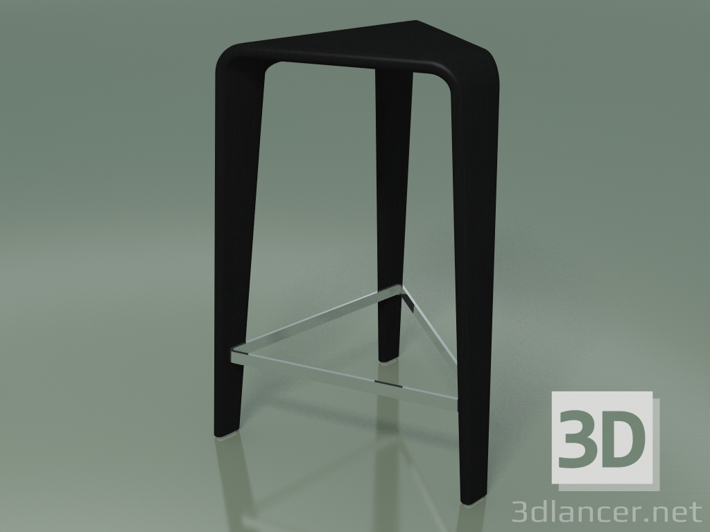 modèle 3D Tabouret 3801 (H 64 cm, noir) - preview