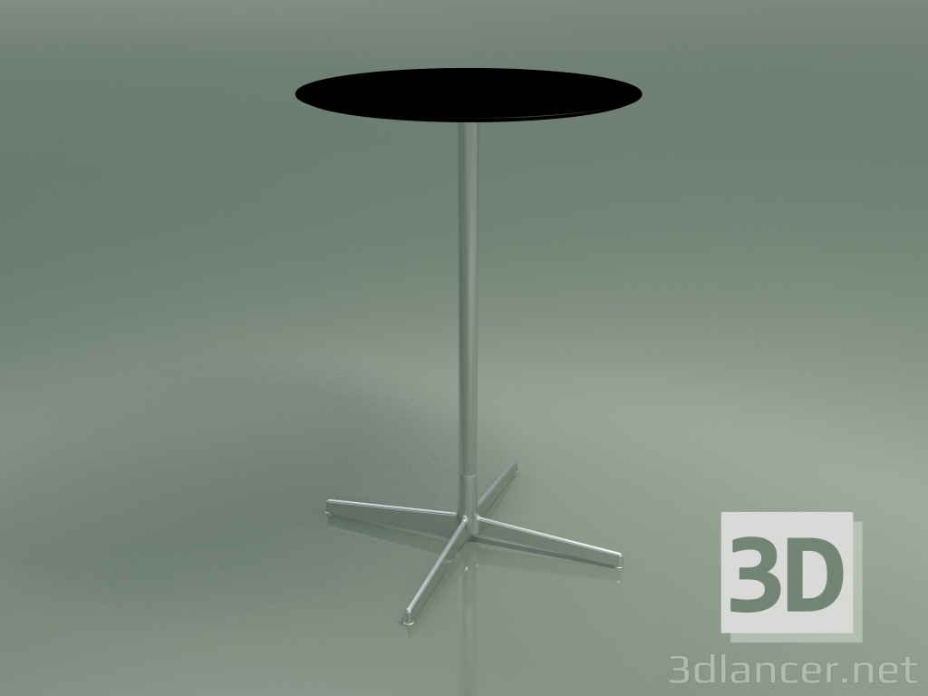 modèle 3D Table ronde 5562 (H 103,5 - Ø 69 cm, Noir, LU1) - preview