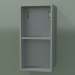 3d model Armario alto de pared (8DUADA01, Silver Grey C35, L 24, P 12, H 48 cm) - vista previa