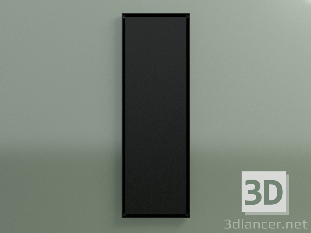 3d model Radiator Face (1800x600, Black - RAL 9005) - preview