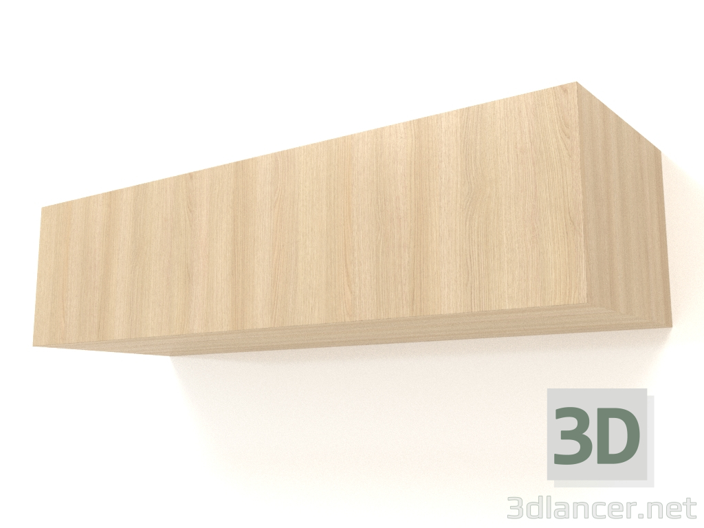 3d model Estante colgante ST 06 (1 puerta, 1000x315x250, blanco madera) - vista previa