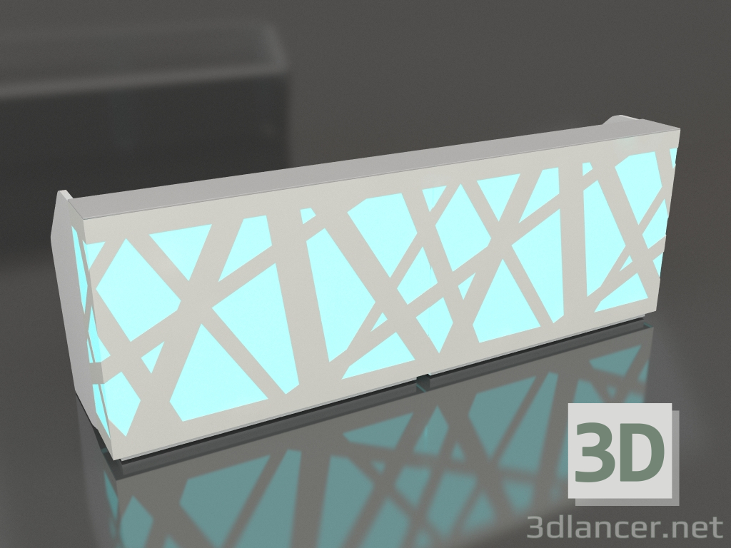 modèle 3D Réception ZigZag LZG60 (3200x880) - preview