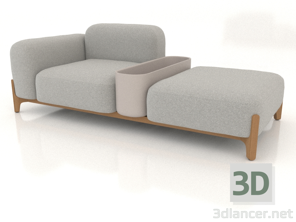 modello 3D Divano componibile (composizione 05) - anteprima